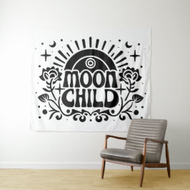 Tapiz Estética del chica espiritual de la bruja infantil