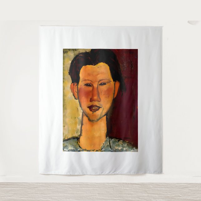 Tapiz estilo artístico de Amedeo Modigliani (Anverso)