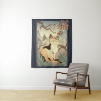Estilo de arte japonés del gato