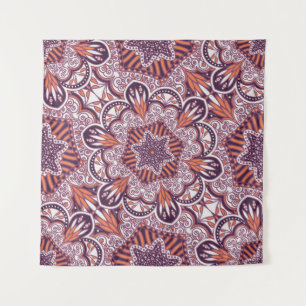 Tapiz Estilo étnico, textura decorativa vintage.