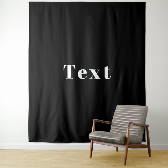 Tapiz Estilo Nombre personalizado u otro texto | Blanco  (In situ)