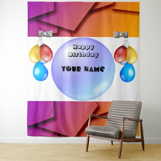 Tapiz Estilo urbano contemporáneo sofisticado personaliz (In situ)