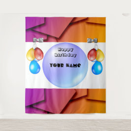 Tapiz Estilo urbano contemporáneo sofisticado personaliz