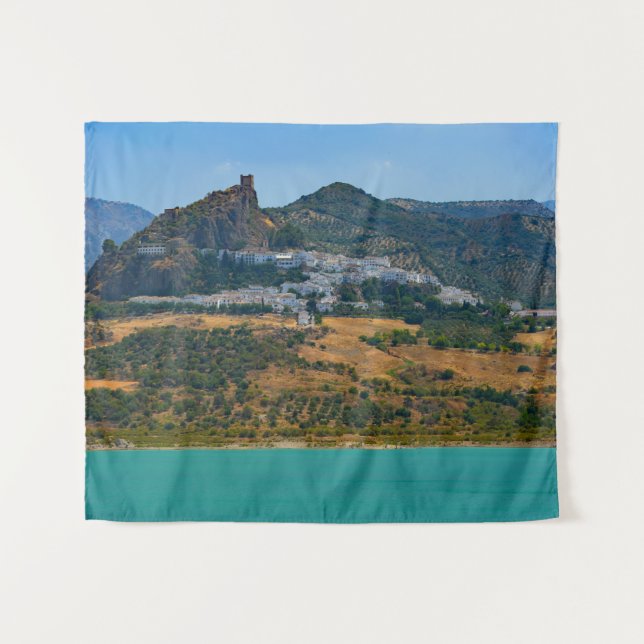 Tapiz Esto es España- Zahara de la Sierra (Anverso (horizontal))