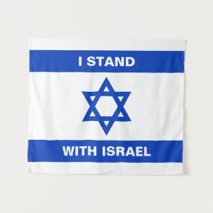 Tapiz Estoy de acuerdo con el texto de Israel personaliz