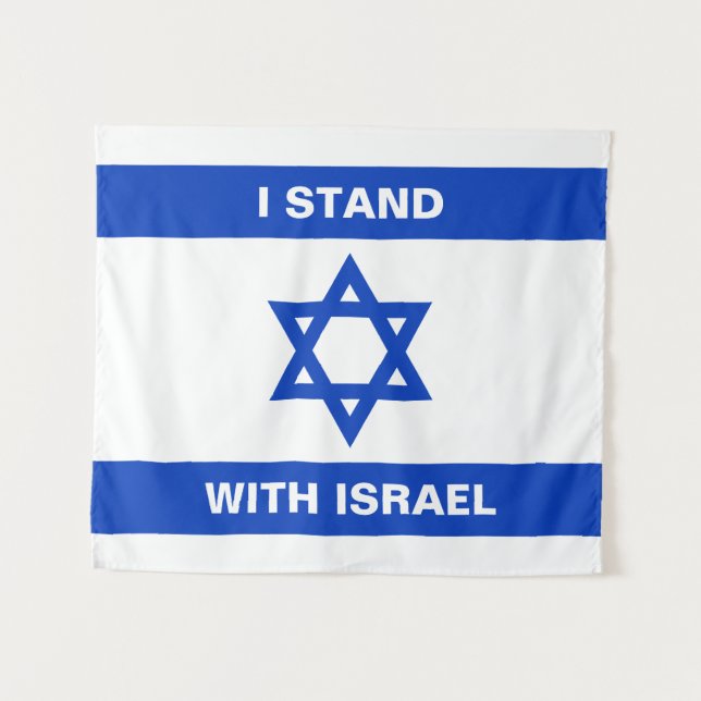 Tapiz Estoy de acuerdo con el texto de Israel personaliz (Anverso (horizontal))