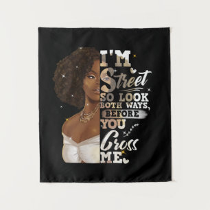 Tapiz Estoy en la calle, así que mira ambas formas, ante