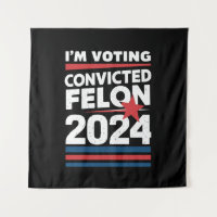 Estoy votando por el delincuente convicto Pro Trum