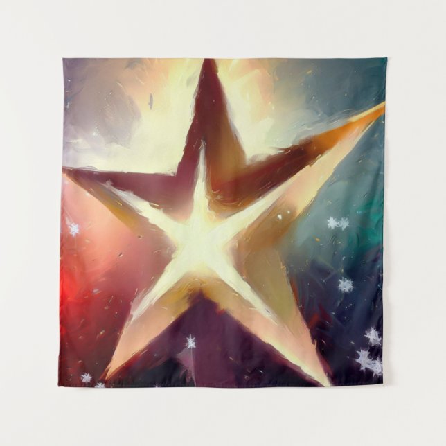 Tapiz Estrella 4 navidades (Anverso)