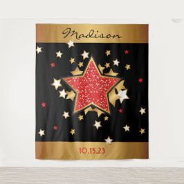 Tapiz estrella de cine telón de fondo para foto de HOLLY