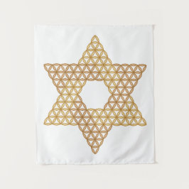 Tapiz Estrella sagrada - Estrella de la vida, 04/3D-Br.