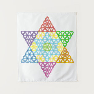 Tapiz Estrella Sagrada - Estrella De La Vida, 04/3D-CF.