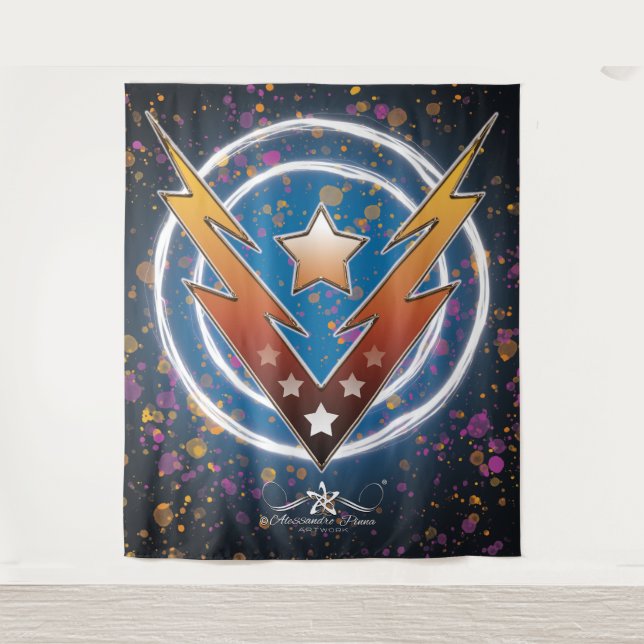 Tapiz Estrellas de trueno (Anverso)
