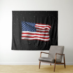Tapiz Estrellas y bandas Bandera Patriótica Estadouniden