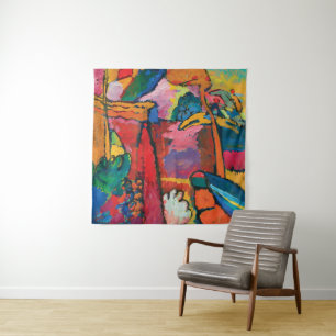 Tapiz Estudio para Improvisación V de Wassily Kandinsky
