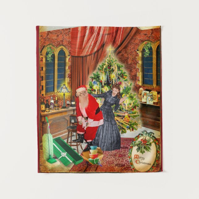 Tapiz  ¡Estúpido Santa! Prefiero joyas :/ (Anverso)