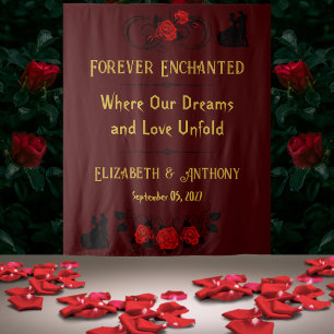 Tapiz Eternal Romance Boda Backups