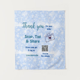 Tapiz Etiqueta de ajuste para compartir redes sociales q