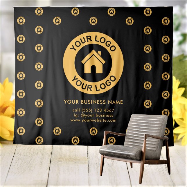 Tapiz Evento comercial con logotipo de empresa personali (Subido por el creador)