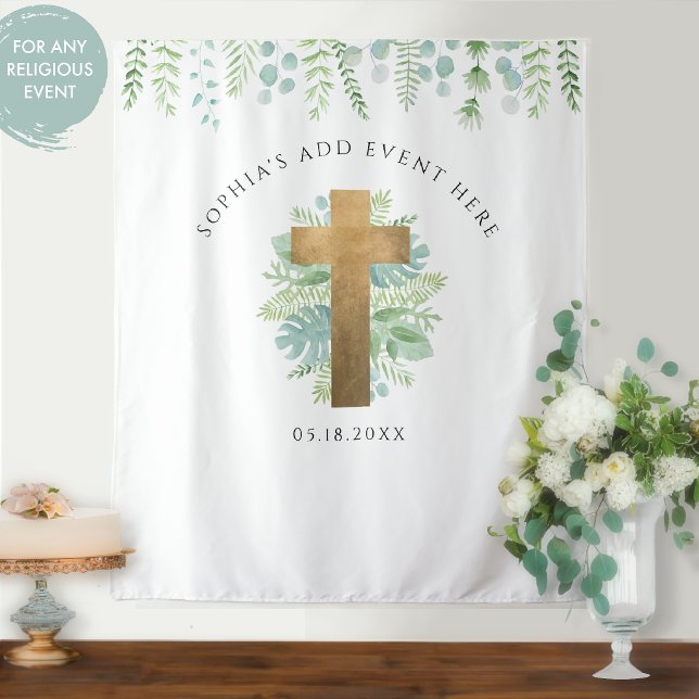 Tapiz Evento Religioso, Fondo Fotográfico de Vegetación  (Subido por el creador)