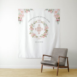 Tapiz Evento Religioso, Fondo Fotográfico Floral de Colo