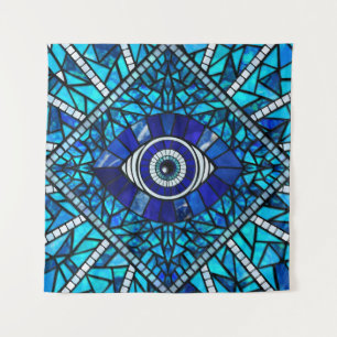 Tapiz Evil Eye Amulet Mosaic Art