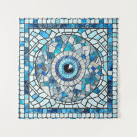 Evil Eye Amulet Mosaic Art