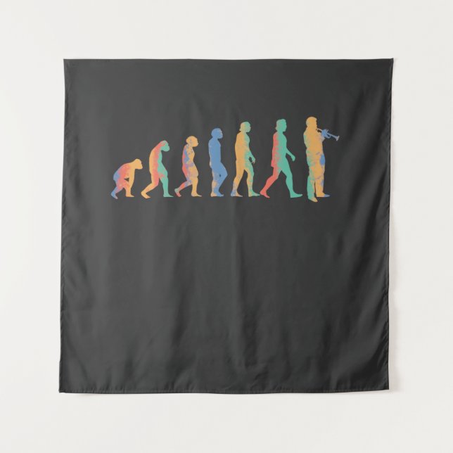 Tapiz Evolución de trompeta (Anverso)
