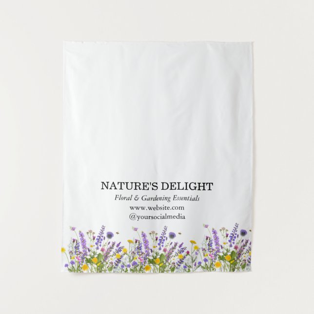 Tapiz Exposición de Branding para Tienda Emergente de Fl (Anverso)