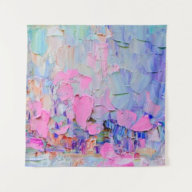 Tapiz Expressive embossed paint on canvas, created using (Anverso)