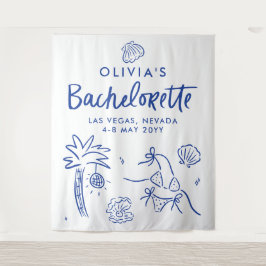 Tapiz Exquisitos tostadas a mano en la costa