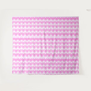 Tapiz Extra Grande de Lazos Rosas 88" x 104"