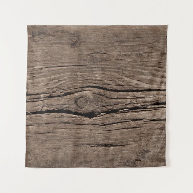 Tapiz Extracto de fondo de viejas trinas de madera textu (Anverso)