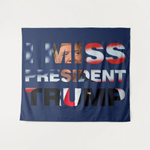 Tapiz Extraño Al Presidente Trump