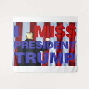 Tapiz Extraño Al Presidente Trump