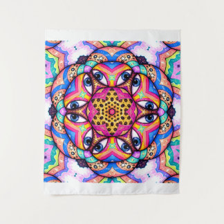 Tapiz Eyeball Mandala | Psychedelic Wall Tapestry