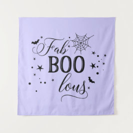 Tapiz FabBOOlous Halloween black lilac Backdrop party