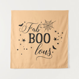Tapiz FabBOOlous Halloween orange Backdrop party