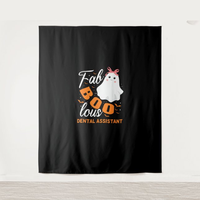 Tapiz Fabuloso Fabooloso Asistente Dental Fantasma Hallo (Anverso)