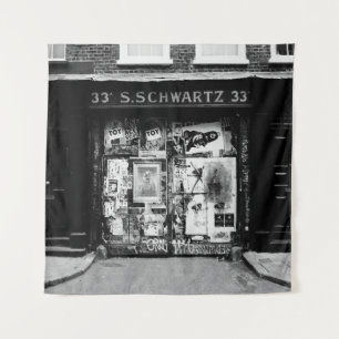 TAPIZ FACHADA DE VENTAJA DE LA ANTIGUA TIENDA DE LA CALL