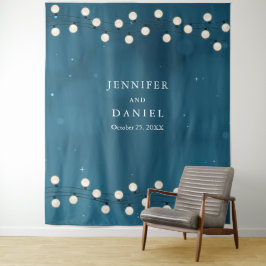 Tapiz Fairy Bokeh String ilumina el fondo del Boda Garla