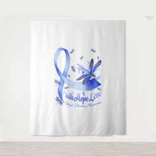 Tapiz Faith Hope Love Pompe Enfermedad Sensibilización D