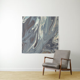 Tapiz Fallen Waves Art | Mejor pintura abstracta moderna