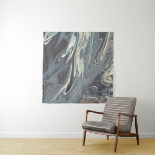 Tapiz Fallen Waves Art Mejor pintura abstracta moderna