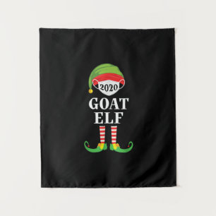 Tapiz Familia de Fiestas de Grupo de Navidad de Cabra El