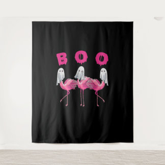 Tapiz Famoso fantasma Flamingo Boo Halloween Regalos de 