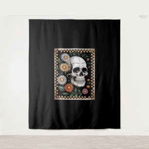 Tapiz Fantasma Floral Otoño Boho Halloween 2