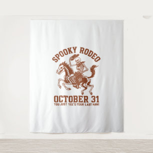 Tapiz Fantasma Rodeo Halloween Octubre 31