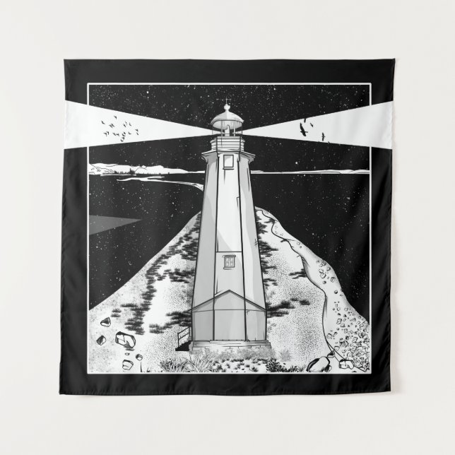 Tapiz Faro Nelson Nueva Zelanda (Anverso)