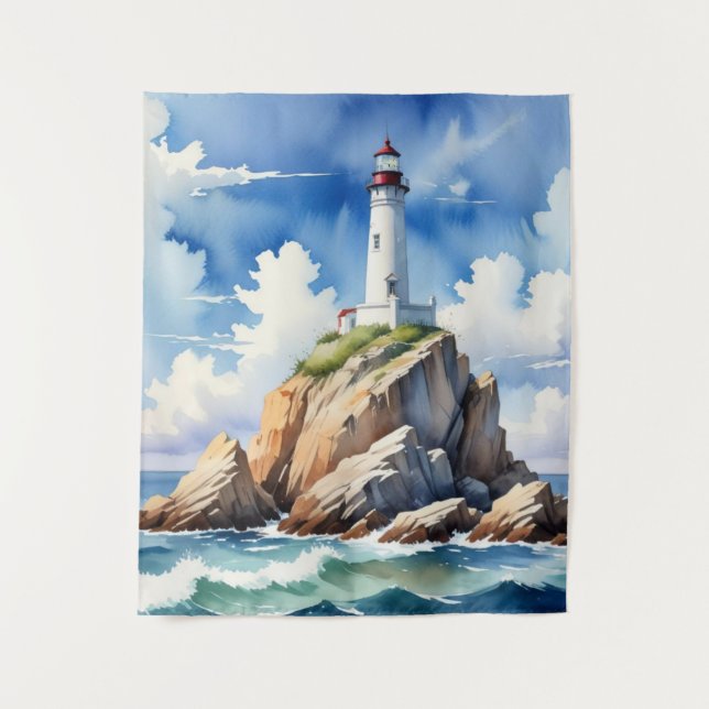 Tapiz Faro Sobre las Mareas (Anverso)